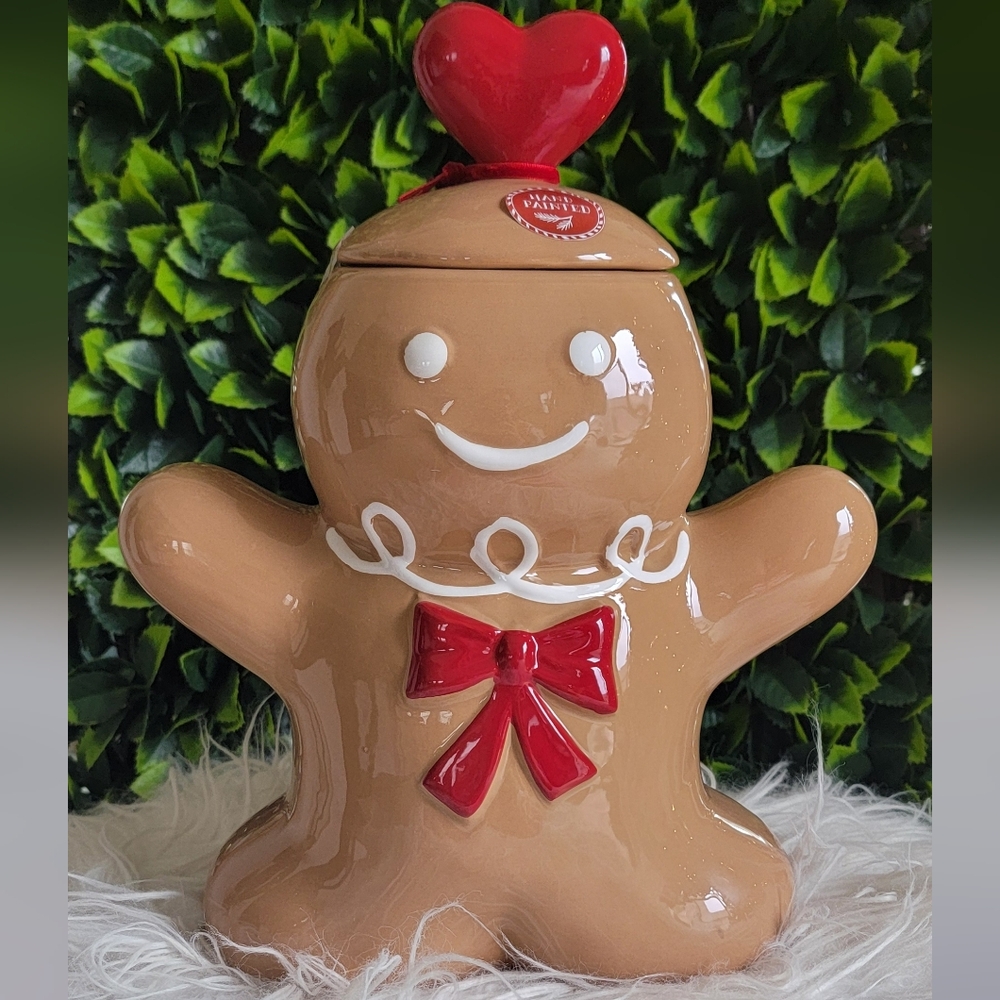 🍪 Tik Tok Viral Peppermint & Pine Gingerbread Boy Cookie Jar 🍪